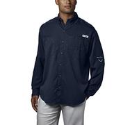 Columbia Men's Tamiami 2 Long Sleeve Shirt, Long Sleeve Shirt, Collegiate Navy, X-Large
