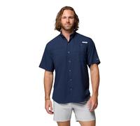 Columbia Men's Tamiami 2 Short Sleeve Shirt, Short Sleeve Shirt, Collegiate Navy, Medium