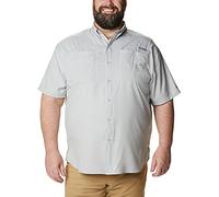 Columbia Men's Tamiami 2 Short Sleeve Shirt, Short Sleeve Shirt, Cool Grey, X-Large