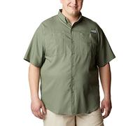 Columbia Men's Tamiami 2 Short Sleeve Shirt, Short Sleeve Shirt, Cypress, L Green