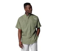 Columbia Men's Tamiami 2 Short Sleeve Shirt, Short Sleeve Shirt, Cypress, L Green
