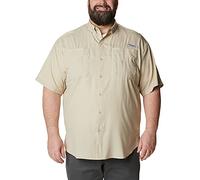 Columbia Men's Tamiami 2 Short Sleeve Shirt, Short Sleeve Shirt, Fossil, XL