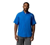 Columbia Men's Tamiami 2 Short Sleeve Shirt, Short Sleeve Shirt, Vivid Blue, X-Small