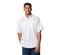 Columbia Men's Tamiami 2 Short Sleeve Shirt, Short Sleeve Shirt, White, Small
