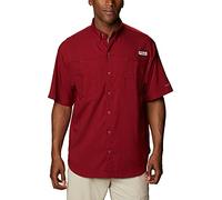 Columbia Men's Tamiami Ii Short Sleeve Shirt, Beet, 5XT