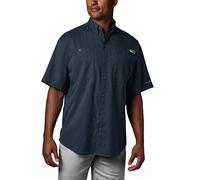 Columbia Men's Tamiami II SS Shirt, Collegiate Navy, 3X