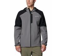 Columbia Men's Tech Softshell Hoodie - Black, Black, Size L, Men Black