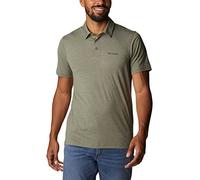 Columbia Men's Tech Trail Polo Polo Shirt, Stone Green, Size L