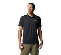 Columbia Men's Tech Trail Utility Polo, Technical Polo Shirt, Black, M