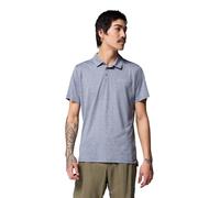 Columbia Men's Tech Trail Utility Polo, Technical Polo Shirt, Collegiate Navy Heather, M