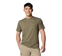 Columbia Men's Tech Trail Utility Short Sleeve Crew, Stone Green, Medium