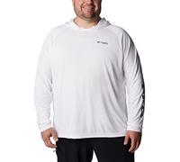 Columbia Men's Terminal Tackle™ Hoodie, White, Nightshade Logo, 4X/Tall
