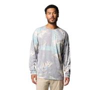 Columbia Men's Terminal Tackle Long Sleeve Fishing Shirt, Lemon Wash Tarpon Trek, Medium