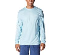 Columbia Men's Terminal Tackle PFG Carey Chen Long Sleeve T-Shirt, Spring Blue/White Reef Cup, Medium