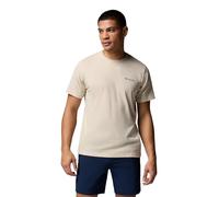 Columbia Men's Thistletown Hills Short Sleeve Hiking Shirt, Ancient Fossil Heather, Medium