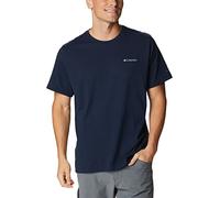 Columbia Men's Thistletown Hills Short Sleeve Hiking Shirt, Collegiate Navy Heather, 2X Tall