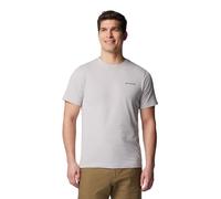 Columbia Men's Thistletown Hills Short Sleeve Hiking Shirt, Grey Heather, Large