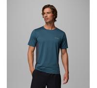 Columbia Mens Three Pitch Short Sleeve Crew Neck T-Shirt - Everblue/Shark