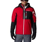 Columbia Men's Timberturner II Ski Jacket, Mountain Red, Black, XXL