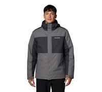 Columbia Men's Tipton Peak 3 Insulated Jacket, Winter Jacket, City Grey/Shark, Large