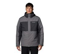 Columbia Men's Tipton Peak 3 Insulated Jacket, Winter Jacket, City Grey/Shark, XXL