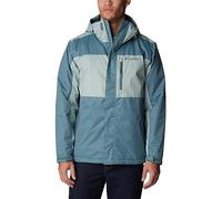 Columbia Men's Tipton Peak Insulated Jacket, Winter Jacket, Metal/Niagara, Size XL