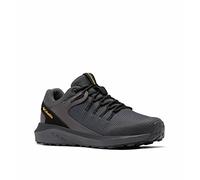 Columbia Mens Trailstorm Waterproof Low Rise Trekking and Hiking Shoes, Dark Grey Bright Gold, 12 UK