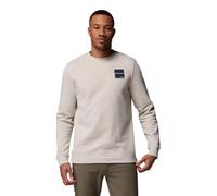 Columbia Men's Trek Crew, Crew Sweatshirt, Dark Stone/Boxy Brand, X-Small