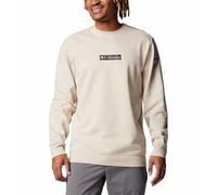 Columbia Men's Trek Crew, Dark Stone/Puff Box Gem Logo, L