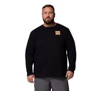 Columbia Men's Trek Crew Sweatshirt, Black/Boxy Brand, XXL