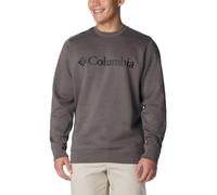 Columbia Men's Trek Crew Sweatshirt, Charcoal Heather/CSC Branded Logo, L