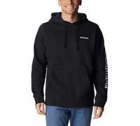 Columbia Men's Trek Hoodie, Black/CSC Sleeve Logo, L Tall