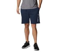 Columbia Men's Trek Short, Collegiate Navy, White Vertical Logo, S