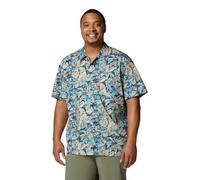 Columbia Men's Trollers Best Short Sleeve Shirt, Blue Echo Wild Caught, Large