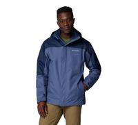 Columbia Men's Tunnel Falls 2 Interchange Jacket, 3 In 1 Interchange Winter Coat, Dark Mountain, Collegiate Navy, S
