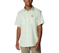 Columbia Men's Utilizer 2 Solid Short Sleeve Shirt Short Sleeve Shirt, Stone Green, Size XL