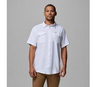 Columbia Men's Utilizer 2 Solid Short Sleeve Shirt Short Sleeve Shirt, White, Size L