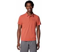 Columbia Men's Zero Rules Light Polo, Technical Polo Shirt, Tuscan, M