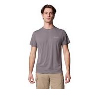 Columbia Men's Zero Rules Light Short Sleeve Crew, Technical Short Sleeve T-Shirt, City Grey, XL