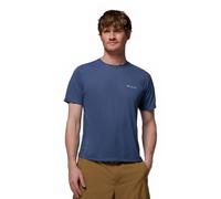 Columbia Men's Zero Rules Light Short Sleeve Crew, Technical Short Sleeve T-Shirt, Dark Mountain, XXL