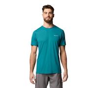 Columbia Men's Zero Rules Light Short Sleeve Crew, Technical Short Sleeve T-Shirt, River Blue, XL