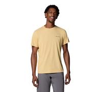 Columbia Men's Zero Rules Light Short Sleeve Crew, Technical Short Sleeve T-Shirt, Sand Dune, S