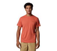 Columbia Men's Zero Rules Light Short Sleeve Crew, Technical Short Sleeve T-Shirt, Tuscan, M