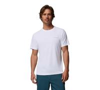 Columbia Men's Zero Rules Light Short Sleeve Crew, Technical Short Sleeve T-Shirt, White, Small