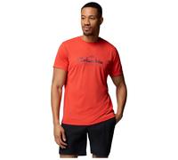 Columbia Mens Zero Rules Light Short Sleeve Graphic Crew Neck TShirt Super Sonic