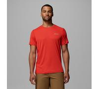 Columbia Zero Rules Light Short Sleeve T-Shirt Orange Red - S