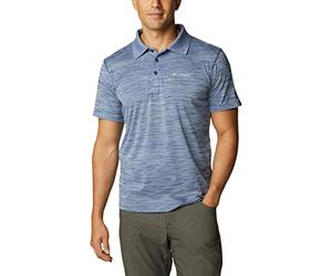 Columbia Men's Zero Rules Polo Shirt Technical Polo Shirt, Carbon Heather, Size XS
