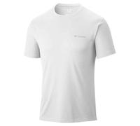 Columbia Men's Zero Rules Short Sleeve Shirt Technical Short Sleeve T-Shirt, White, Size S