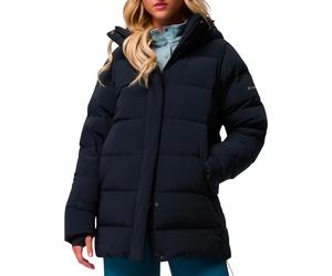 Columbia - Mid-length natural down jacket - Amaze Puff Mid Hooded Jacket Black for Women in Nylon - Size L Black L