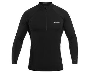 Columbia Midweight Stretch Long Sleeve Half Zip Thermal Sweatshirt - Black